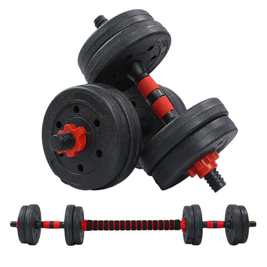 Set Mancuernas Ajustables Y Barra Armable